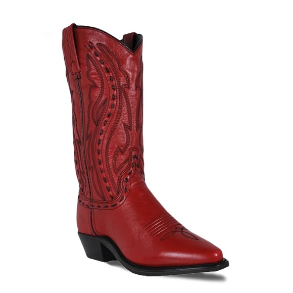 Abilene Boot Co. Shoes - Abilene Ladies Red Western Boots Size 8.5